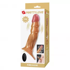 Насадка на пенис PRETTY LOVE Vibrating Penis Sleeve Extender - 2