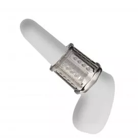 Насадка на пенис Pretty Love Penis Sleeve Ronael, серая - 6