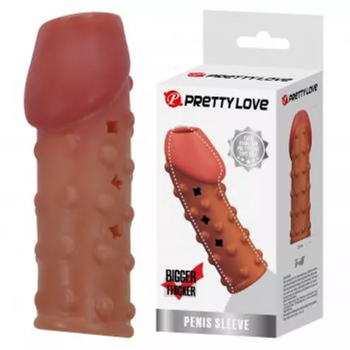Насадка на пенис PRETTY LOVE Penis Sleeve, TPR, Waterproof