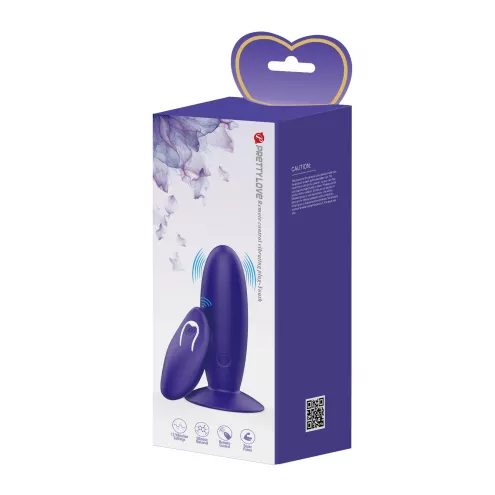 Анальна пробка з пультом керування PRETTY LOVE REMOTE CONTROL VIBRATING PLUG 12