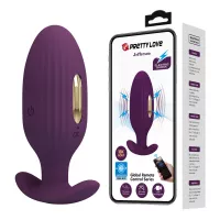 Анальная пробка PRETTY LOVE Jefferson, 12 vibration functions 3 electric shock functions