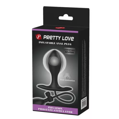 Анальный вибростимулятор с расширением PRETTY LOVE INFLATABLE ANAL PLUG