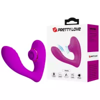 Вибромассажер PRETTY LOVE Naty Clitoral Thrusting Stimulator