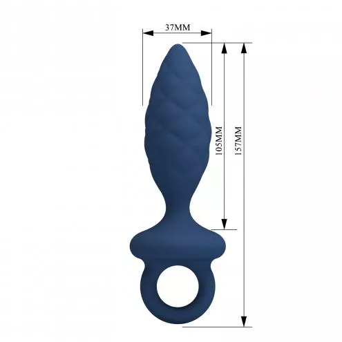 Анальная пробка MR. PLAY Butt Plug with Loop – Size L