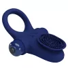 Виброкольцо для члена Pretty Love Vibrant Penis Ring II, синее