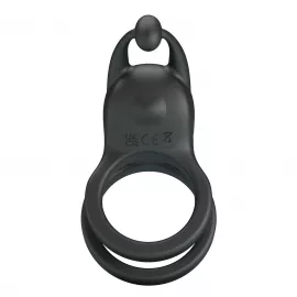 Эрекционное кольцо Pretty Love Goodwin Vibrating Double Penis Ring - 4