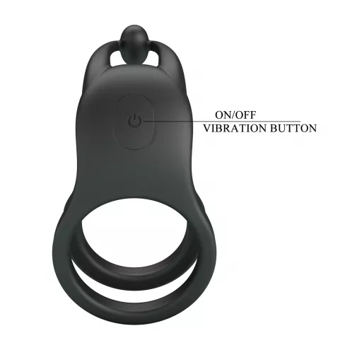 Ерекційне кільце Pretty Love Goodwin Vibrating Double Penis Ring