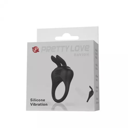 Эрекционное виброкольцо PRETTY LOVE - DAVION, Silicone Vibration