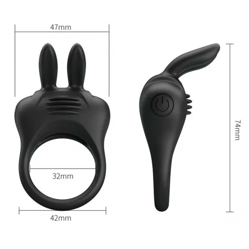 Эрекционное виброкольцо PRETTY LOVE - DAVION, Silicone Vibration
