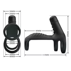 Фиксатор для пениса Pretty Love Vibrating Penis Sling - 7