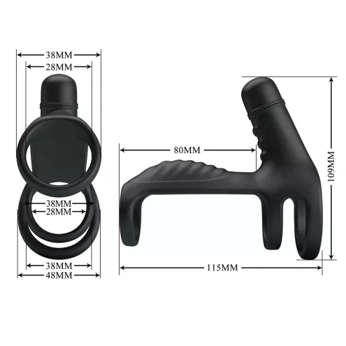Фіксатор для пеніса Pretty Love Vibrating Penis Sling