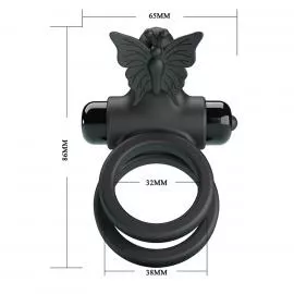 Ерекційне віброкільце PRETTY LOVE - PASSIONATE RING IX - 3