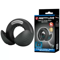 Виброкольцо PRETTY LOVE Quentin Vibrating Silicone Cock Ring