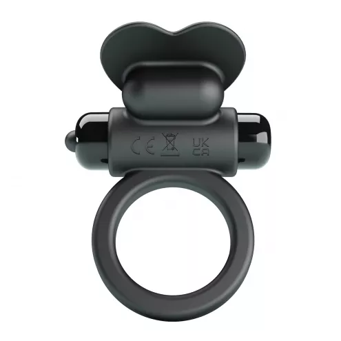 Віброкільце PRETTY LOVE VIBRANT PENIS RING DEBONAIRE Black, 10 vibration functions