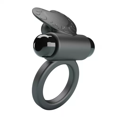 Віброкільце PRETTY LOVE VIBRANT PENIS RING DEBONAIRE Black, 10 vibration functions