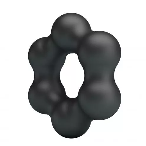 Эрекционное кольцо Crazy Bull Super Soft Silicone Clauzell, черное