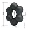 Эрекционное кольцо Crazy Bull Super Soft Silicone Clauzell, черное