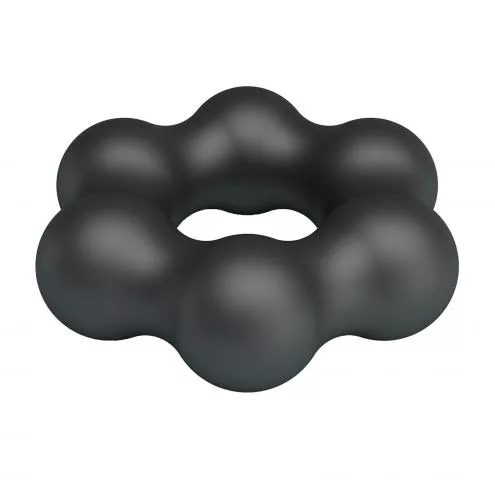 Эрекционное кольцо Crazy Bull Super Soft Silicone Clauzell, черное