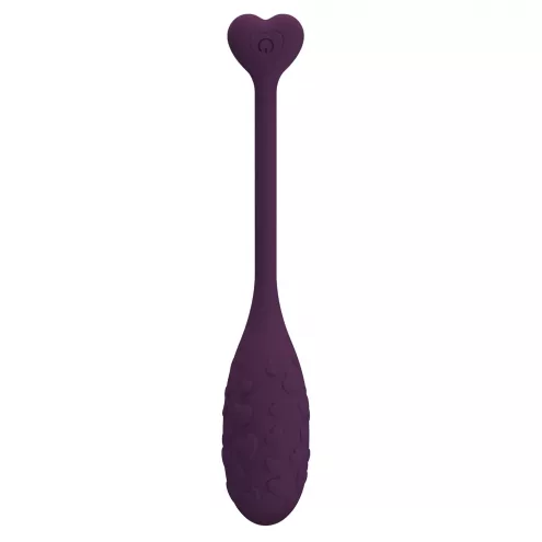Виброяйцо PRETTY LOVE Fisherman Purple, 12 vibration functions Mobile APP remote control