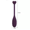 Виброяйцо PRETTY LOVE Fisherman Purple, 12 vibration functions Mobile APP remote control