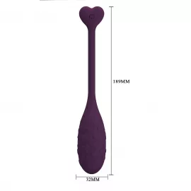 Виброяйцо PRETTY LOVE Fisherman Purple, 12 vibration functions Mobile APP remote control - 5