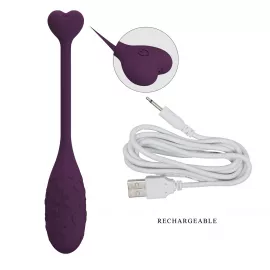 Виброяйцо PRETTY LOVE Fisherman Purple, 12 vibration functions Mobile APP remote control - 8