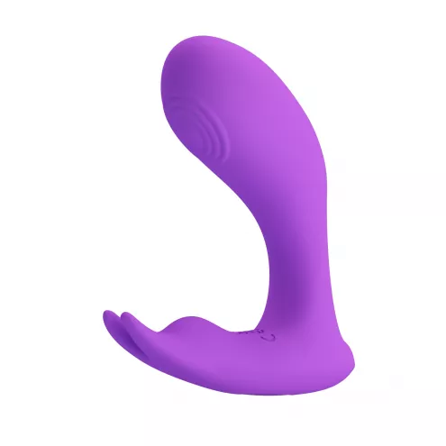 Вибростимулятор PRETTY LOVE Idabelle Purple, 12 vibration functions 12 pulse wave settings Wireless
