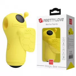 Вибростимулятор PRETTY LOVE Super Finger ATHENA Purple, 7 vibration functions 7 tapping functions - 1