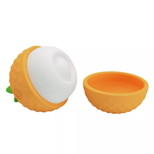 Кліторальний вібратор з пульсацією Pretty Love Pineapple Secret, помаранчевий