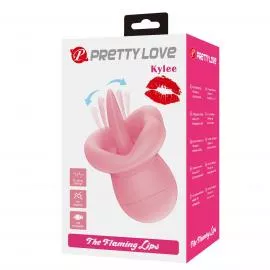 Вибростимулятор PRETTY LOVE - Kylee, 10 licking settings, TPR - 9