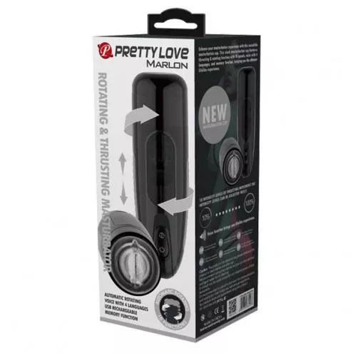 Мастурбатор PRETTY LOVE MARLON Automatic Rotating & Thrusting 10 Function, USB / Voice