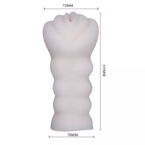 Мастурбатор вагінальний Realistic Pussy, прозора