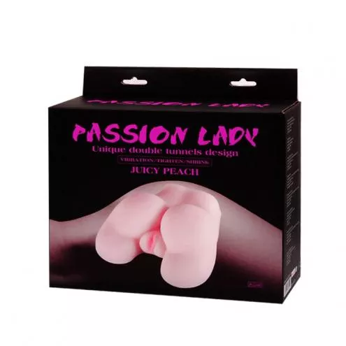 Подвійний мастурбатор з вібро BAILE PASSION LADY