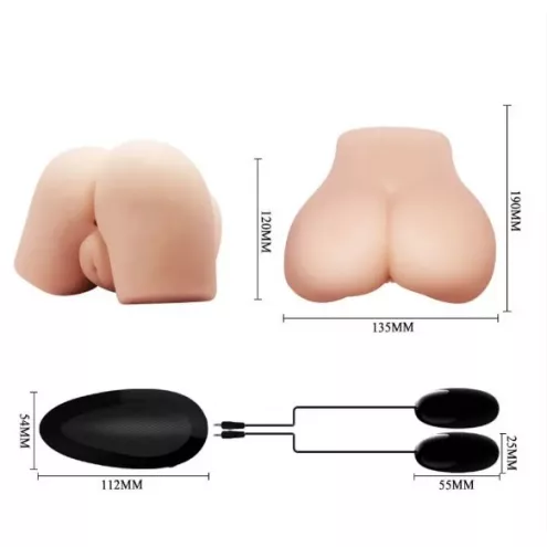 Мастурбатор Crazy Bull Vagina and Anal Realistic Skin-Like Texture