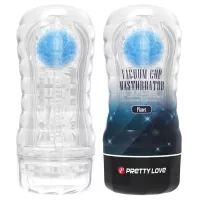 Прозрачный мастурбатор вагина PRETTY LOVE VACUUM CUP MASTURBATOR Planet ABS TPR