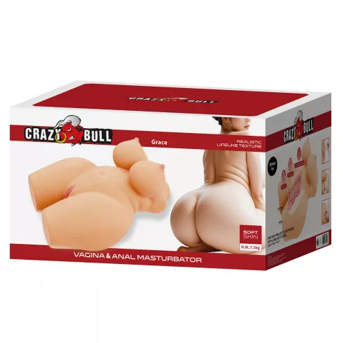 Мастурбатор Crazy Bull Grace Vagina & Anal Masturbator