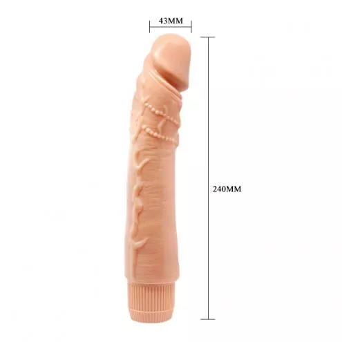 Вібратор Barbara Dybbuk Realistic Multi-Speed Vibrator 9,5