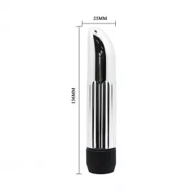 Вібратор Baile Mini Vibrator, срібний - 6