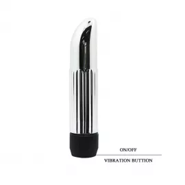 Вібратор Baile Mini Vibrator, срібний - 5