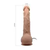 Фаллоимитатор с мошонкой с вибро Baile Skin Bonny 9,8