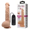 Фаллоимитатор с мошонкой с вибро Baile Skin Bonny 9,8