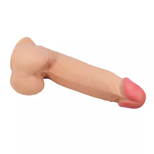 Фалоімітатор BAILE - Sliding Skin 8,5 Flesh Suction base Bendable TPR