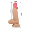 Фаллоимитатор Sliding Skin Bendable 7.6, телесный