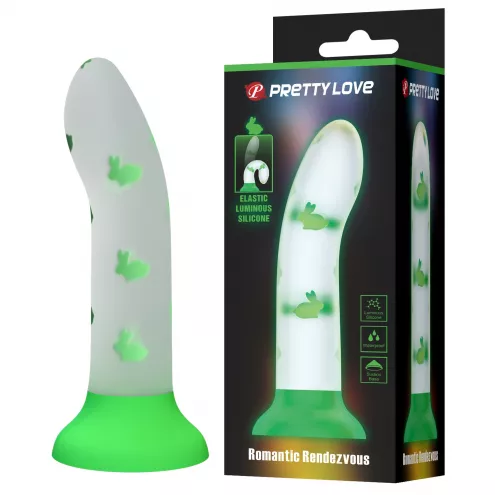 Фалоімітатор PRETTY LOVE Romantic Rendezvous, Luminous Suction base