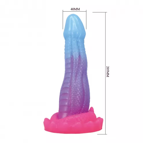 Фалоімітатор Power Monsters Void Python – 20.5 cm Rippled Monster Silicone Dildo
