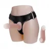 Женский страпон Ultra Passionate Double Harness Flesh реалистичный