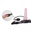 Страпон с подкачкой Strap-On with Pump Pink для женщин
