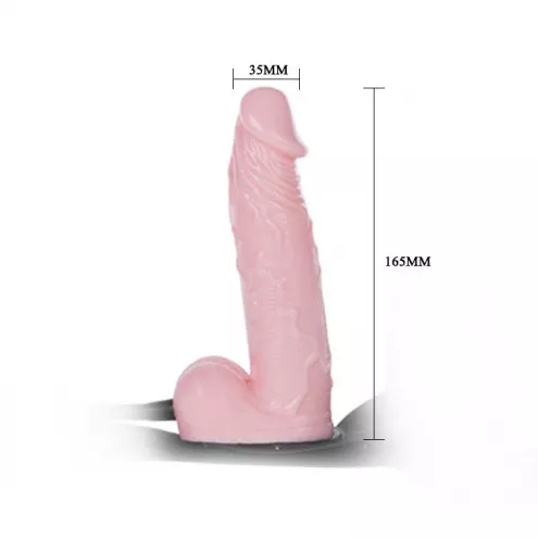 Страпон с подкачкой Strap-On with Pump Pink для женщин