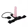 Страпон с подкачкой Strap-On with Pump Pink для женщин