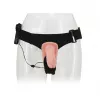 Страпон Ultra Passionate Harness Doble Heads Flesh Vibrating